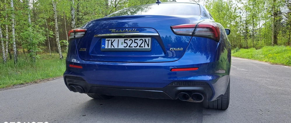 Maserati Ghibli cena 299000 przebieg: 16100, rok produkcji 2021 z Pasłęk małe 742